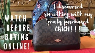 😱DO THIS BEFORE BUYING ONLINECOACH MINI SIERRA SATCHEL ClairolsVlogs Ep 10😘 [upl. by Howard]