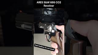 ARES SampW 686 35 inch CO2 Airsoft Revolver ASMR  RWTV shorts [upl. by Etaner925]