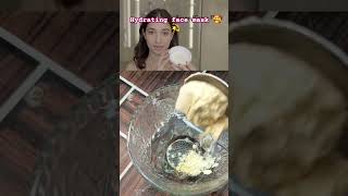 Diy hydrating face mask💫 glowingskin koreanskincare viralhacks shorts viralshorts [upl. by Nelo]