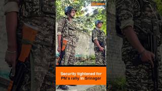 Security tightened in Jammu ahead of PM Modi’s Srinagar Rally [upl. by Trixi235]