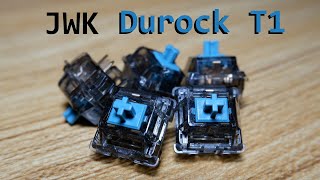 JWK Durock T1 switch review [upl. by Airebma]