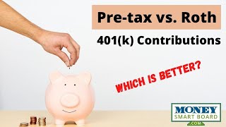 Pretax vs Roth 401k Contributions [upl. by Ecnaralc]