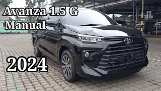 All New Avanza 15 G Manual Transmisi 2024  Black  Hitam  Eksterior  Interior  Toyota Medan [upl. by Eboj]