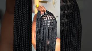 All Knotless braids appointments here 🤩 braids [upl. by Ethban]