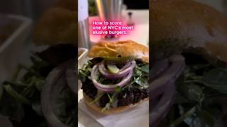 how to score this elusive nyc burger from Raouls 😋 🍔 [upl. by Tucky]