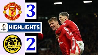 Manchester United vs BodøGlimt 32 Extended HIGHLIGHTS  UEFA Europa League [upl. by Kramnhoj]