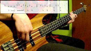 Jamiroquai  Space Cowboy Bass Cover Play Along Tabs In Video [upl. by Christoforo]