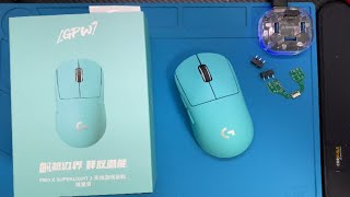 罗技GPW 3 G PRO X SUPERLIGHT 2 游戏鼠标测评拆解微动更换视频。让我们一起来看看最新款的罗技gpw3内部是什么样子的吧。 [upl. by Augie627]