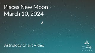 Pisces New Moon  Creating New Dreams From Soul Messages and Intuitive Guidance  2024 Astrology [upl. by Jessy]