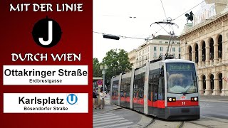 Mit der Linie J durch Wien  Ottakringer Straße Erdbrustg–Karlsplatz 19842008  Wiener Grantler [upl. by Aneeuqahs]