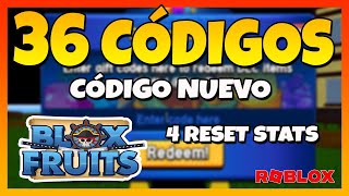 ✅CÓDIGO NUEVO✅36 CÓDIGOS de 🔥BLOX FRUITS 🔥 Roblox 2024 🔥 4 códigos de Reset Stats 🔥 EMiLiOR [upl. by Hnacogn]