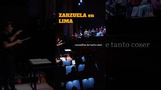 Zarzuela El barberillo de Lavapiés en Lima Ensayo en el Teatro Segura Perú [upl. by Lienhard839]