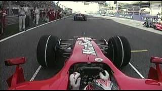 2007 Bahraini GP Fernando Alonso amp Nick Heidfeld racestart [upl. by Drapehs]