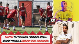 Benfica faz primeiro treino no Seixal ● Águias confirmam duas saídas [upl. by Halfon]