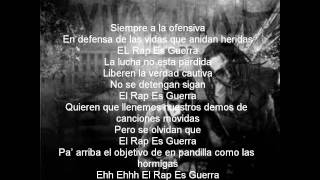 EL RAP ES GUERRA LOS ALDEANOS letra [upl. by Ellecram]