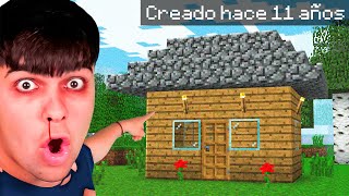 Encontré Mi Mundo Antiguo de Minecraft de Hace 11 Años [upl. by Casilda]