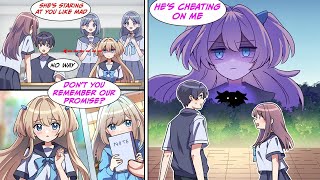 Manga Dub For some reason the new girl is jealous when Im talking to girls RomCom [upl. by Lowndes]