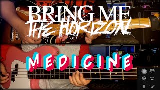 Bring Me The Horizon  MedicineGuitar amp Bass Cover [upl. by Kcirtemed282]