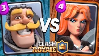 RAP BATTLE EPICA VALCHIRIA vs CAVALIERE CLASH ROYALE [upl. by Blanding294]