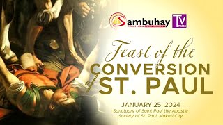 Sambuhay TV Mass  January 25 2024  Feast of the Conversion of St Paul the Apostle [upl. by Carly]