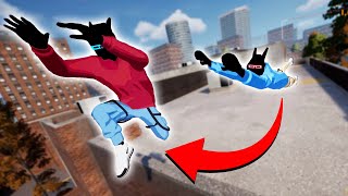 EXTREME PARKOUR TAG Rooftops amp Alleys MULTIPLAYER [upl. by Tenay853]