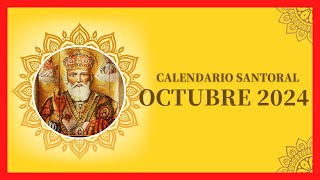 ▶️ CALENDARIO SANTORAL OCTUBRE 2024 ✅ DÍAS DE TODOS LOS SANTOS DE OCTUBRE ❤ QUE SANTO ES HOY 2025 [upl. by Navada]