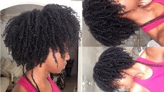 Wash N Go For 4C Hair  Updated Routine Faster Dry Time Dry On The Go [upl. by Geraldine]