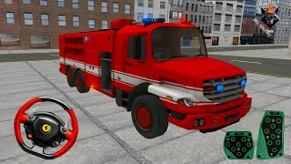 Fire Truck driving Part 8 Android Gameplay  Firefighter Trucks Teardown Simulator Juegos de Carros [upl. by Liane]