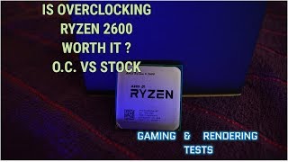 Ryzen 5 2600 Stock vs Overclock 41GHz 16 Games Tested amp Rendering Benchmarks [upl. by Colon95]