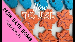 Making bath bombs with Cada resin moulds [upl. by Hannavahs]