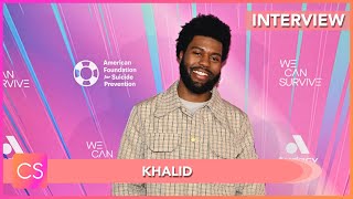 Khalid Shares Proudest Moment from Making New Album SINCERE amp Talks Prioritizing Mental Health [upl. by Aivax]