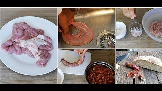 Come preparare il BUDELLO per fare i SALAMI e le SALSICCE in casa [upl. by Alidus]