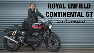 How to customise ROYAL ENFIELD CONTINENTAL GT  Walk Around Sound [upl. by Annadiana951]