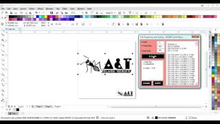 CorelDRAW to 2 5D G Code [upl. by Shepard685]