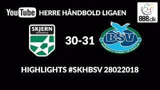 Highlights Skjern Håndbold 3031 BjerringbroSilkeborg [upl. by Adnuhsor9]