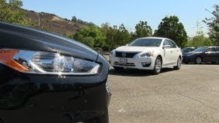 2013 Ford Fusion vs Nissan Altima vs Toyota Camry Mashup Review [upl. by Aital347]