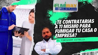 ¿Te contratarías a ti mismo para fumigar tu casa o negocio temp 4 epi 1 fumiway [upl. by Akyssej738]