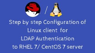 100 working Configuration of Linux client for LDAP authentication RHEL 7 CentOS 7  Hindi [upl. by Noak]