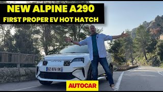 New Alpine A290 review  The oldschool hot hatch is back [upl. by Adierf]