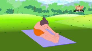 Learn Yoga in Hindi  Paschima Uttanasana [upl. by Mara]