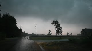 Derecho in Central Illinois  High Winds Much Needed Heavy Rain  62923 [upl. by Barimah]