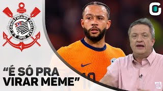 quotO Corinthians NÃO TEM DINHEIRO para agradar elequot Alex Muller sobre Memphis Depay 040924 [upl. by Enitsirhc300]