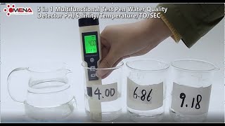 5in1 Multifunctional Test Pen Water Quality Detector PHSalinityTemperatureTDSEC [upl. by Akela622]