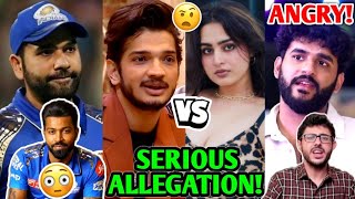 SERIOUS Munawar Faruqui ALLEGATIONS by Ayesha Khan 😳 Fukra Insaan Rohit Hardik MI CarryMinati [upl. by Akihsar602]