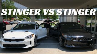 Kia Stinger 20T vs Stinger GT [upl. by Birck]