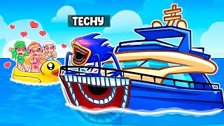 I Spent 100000 On The NEW SHIN SONIC BOAT With MY CRAZY FAN GIRLS [upl. by Eleira62]