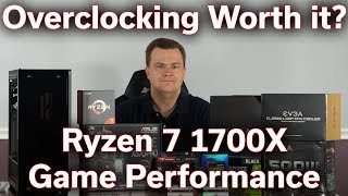 Is Overclocking Worth it  Ryzen 7 1700X  40GHz  Game Benchmarking [upl. by Orferd]