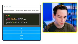 exFAANG Developer vs quotImpossiblequot JavaScript Quiz [upl. by Ennoryt]