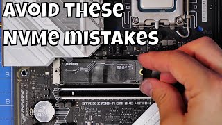 Dont make these mistakes with your NVMe SSD installation  NVMe tips and tricks [upl. by Hurlee]