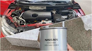 Nissan Qashqai J11 15 DCI 20182022 Diesel Fuel Filter replacement  removal in 15 steps [upl. by Nevyar]